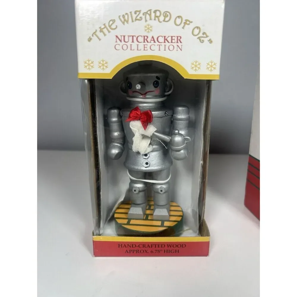 Complete Set 4 Wizard of Oz Wood Nutcrackers By Kurt S. Adler 6.75